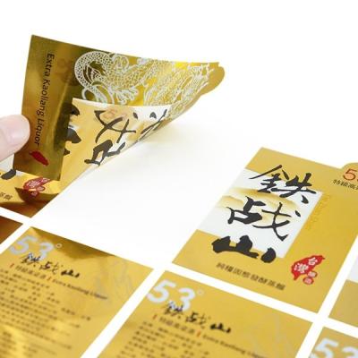 China Waterproof Double Side Label Sticker for sale