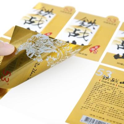 China Waterproof Double Side Label Sticker For Shopping for sale