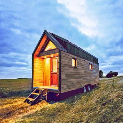 China Modern Wooden Light Design Modern Prefab Steel Light Design Deepblue Smarthouse Mobile Tiny House Made in China for sale