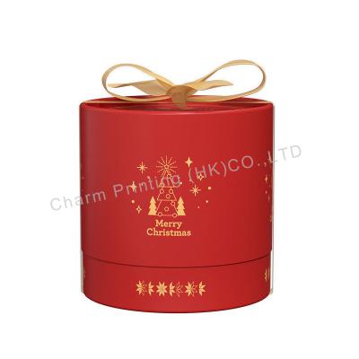 China Recycled Materials Wholesale Factory Price Custom Logo Color Eco Friendly Paper Christmas Gift Boxes for sale