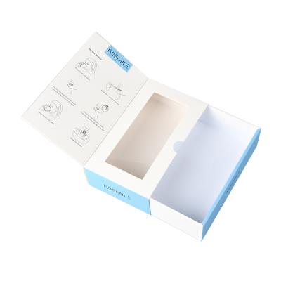 China Recycled Materials Fast Custom Label Eco Friendly Packaging Drawer Paper Box For Dental Instrument for sale