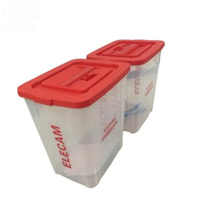 China 45L PP Recyclable Ballot Box With Logo For Election Voter for sale