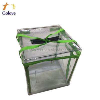 China PVC Recyclable Transparent Election Voting Bag for sale