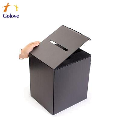 China Recyclable New Zealand Ballot Box Cardboard Election Box for sale