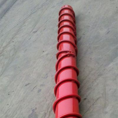 China Coal Mining 159mm Diameter Steel Pipe Spiral Roller Idler for sale