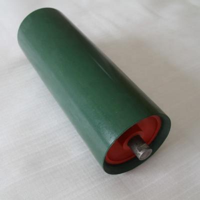 China Coal Industry 108mm Diameter Conveyor Plastic Waiting Roller for sale