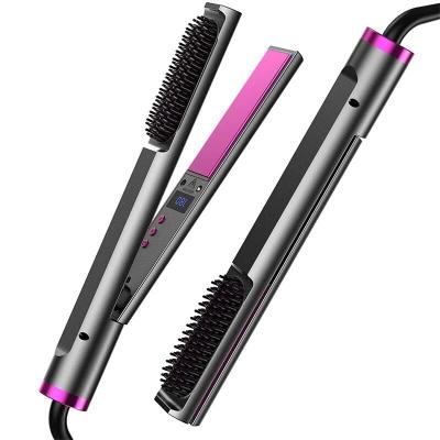 China Straight Rotate And Automatic Hair Iron Safety Hair Straightener Curling Wand Air Hair Hair Hesitate for sale