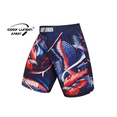 China Shorts Custom Sublimation Printed Adults Boxing Shorts Men Muttahida Majlis-e-Amal Abbreviations Spand for sale