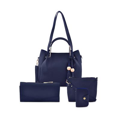 China Wholesale Fashion Ladies Handbag Four-Piece Handbag Customized by Fashion OEM Manufacturer for Women Set for sale