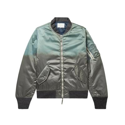 China Custom Wholesale QUICK DRY Baseball Winter Bomber Satin OEM Men Waterproof Jacket for sale