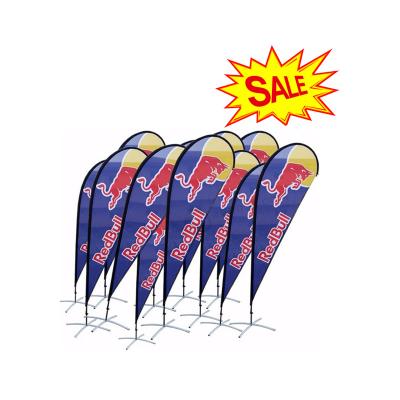 China FLYING Outdoor Teardrop Banner Stand Flag Flying Beach Flags Exhibition Promotional Event Use Advertising Flag for sale