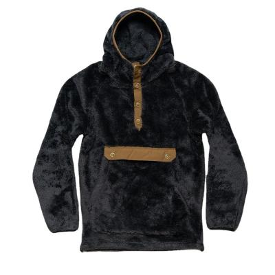 China New Men's Winter Warm Fur Hooded Sweatshirt Coat Jacket QUICK DRY Outwear Sweater for sale