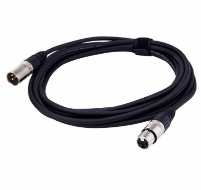 China Speaker Male To Female 6.5mm XlR Black To XlR Microphone Cable 3 Pin Microphone Cable for sale