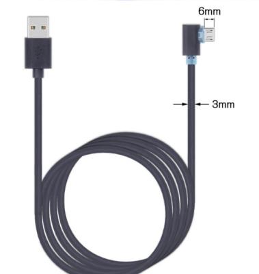 China Hot Selling Convenient New USB 2.0 A Male To Straighten 90 Degree Angle Micro B USB Cable For iPhone for sale