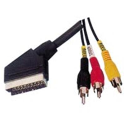 China DVD Player Scart Plug to 3RCA Plug Cable VK30368 for sale