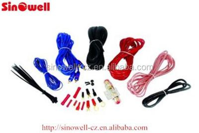 China High Quality Car Audio Cable 0-10ga Car Amplifier Wiring Kits for sale