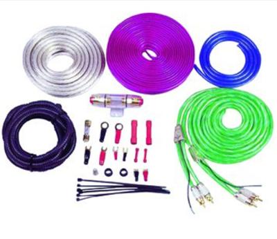 China Car Cable Power Funicular Audio Amplifier Wiring Harness Kit for sale