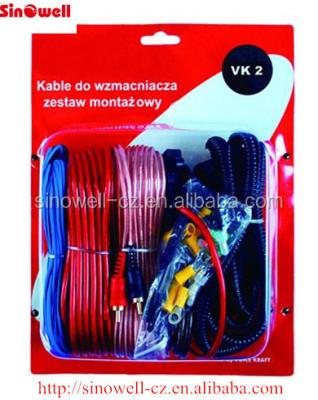 China High Quality Car Audio Cable 2014 Car Amplifier Wiring Kit for sale