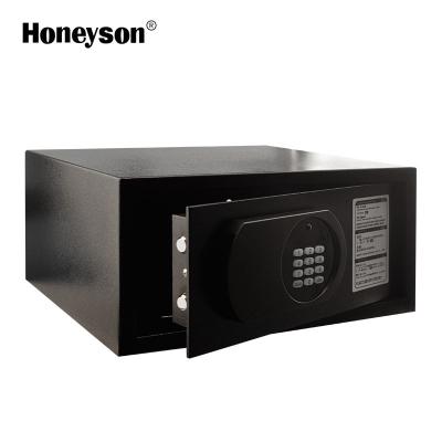 China Mini Hidden Money Time Lock Hot Fingerprint Hotel Guest Room Honeyson Safe Box for sale