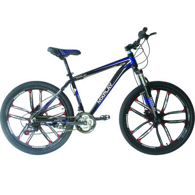 China Steel sample 26 inch 21 speed steel frame disc brake mountain bike factory available bicycle for sale