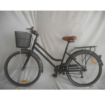 China Hot Sale North America Market Sale Bike Lady City Bike Adult Girls Bicycle Mexico and Panama City Bike with Basket for sale