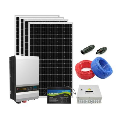 China Home Standard Hybrid 10000w 8000w Solar Panel System Solar Power 10kw Solar Power US Eu Eu System For Home for sale