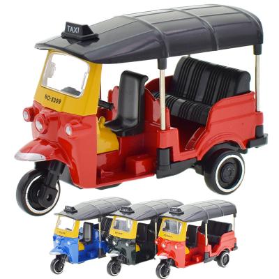 China Toy Alloy Simulation Model Diecast 1:43 Diecast Toy Vehicles Rolling Thai Tricycle for sale