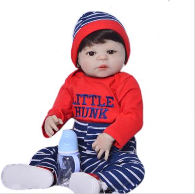 China 23 Inch Full American Fashion Silicone Reborn Baby Boy Dolls Educational Toy For Kids Newborn Baby for sale