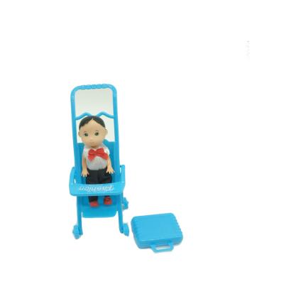 China Mini Hair Liner Two Color With Small Policeman Boys Fashion Trolley Toys for sale