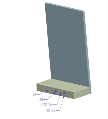 China Continuous Loop Video Customized Continuous Loop High Max Resolution Aluminum Video Media Players 11.6