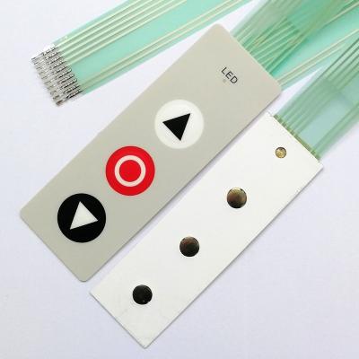 China Low price top quality water proof membrane switch HKM-1072 for sale