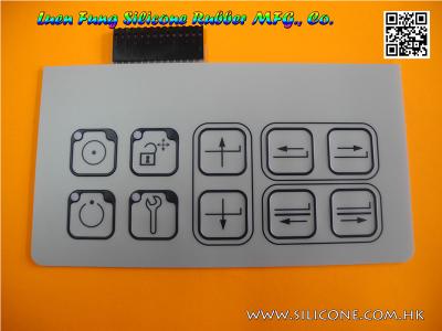 China High Quality Tactile / OEM LED Membrane Keypads with Tactile and LED for Control Panel for sale