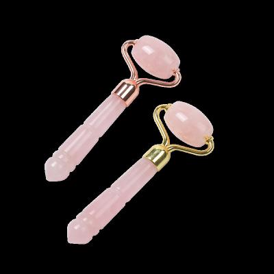 China Whitening Prepare To Ship# Rose Quartz Roller Jade Roller Eye Roller Skin Care Tool for sale