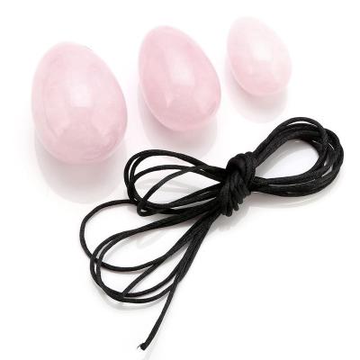 China 3pcs& 1pc 110mm body yoni egg crystal massage stick, natural rose quartz crystal carving tool for sale