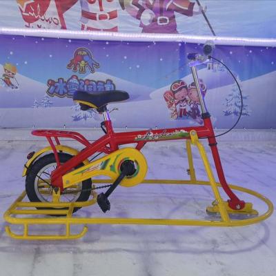 China Winter fun factory outlet amusement snow ski product snow scooter ski bikes rickshaw for winter for sale