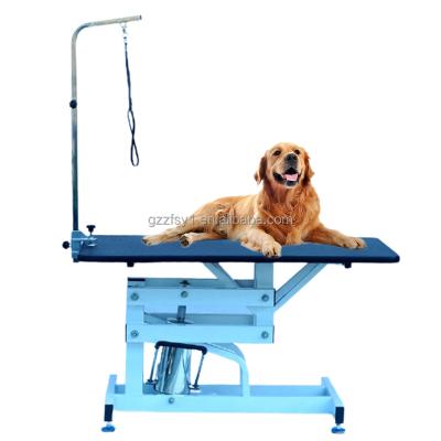 China General Adjustable Portable Height Dog Hydraulic Pump Grooming Electric Hydraulic Lift Board for sale