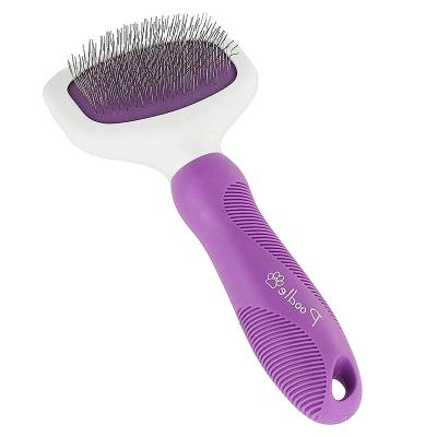 China Amazon Best Selling Stocked Stainless Steel Metal Massage Grooming Dog Comb For Dog for sale