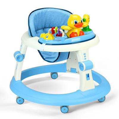 China Comfortable Interactive Learning Plastic Toy Universal Baby Walker With Music for sale