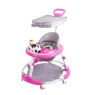 China Comfortable Interactive Learning Plastic Toy Universal Baby Walker With Music for sale