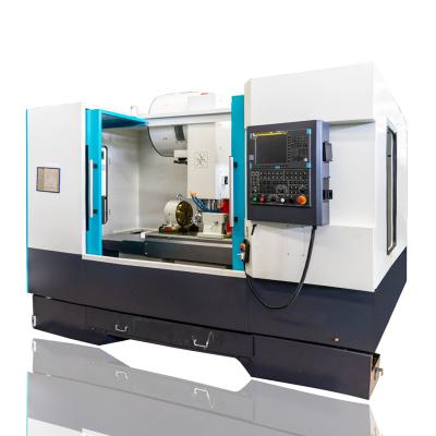 China Iron Factory Selling Inclined Slant Bed CNC Lathe For Making Alloy Wheels 3 Axis Heavy Duty CNC Lathe Machine for sale