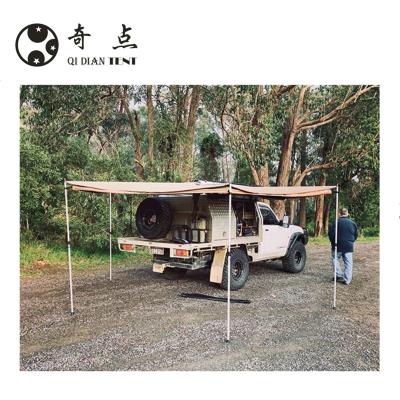 China Tube type tent stake 4*4 4wd offroad waterproof side tent foxwing tent for sale