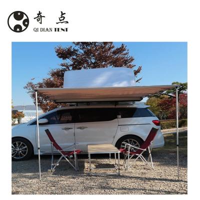 China Extended Type Outdoor Waterproof Car Roof Awning Tent Sun Shelter Shade Car Tent for sale