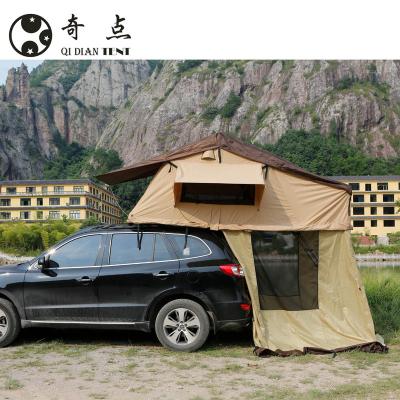 China Camouflage/Field Play Easily Mounted Vehicles 4 Person Cover Top Annex Changing Room Tent With Ladders for sale