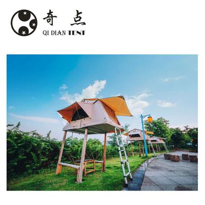 China Camouflage/Field Game Size Area And Customized Color Car Soft Roof Top Tent For Sale for sale