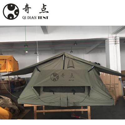 China Aluminum Outdoor Car Truck Camping Folding Top Tent For 6-8 Person for sale