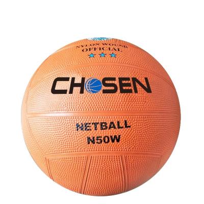 China OEM Custom Indoor or Outdoor Rubber Netball Promotion Rubber Bladder Ball for sale