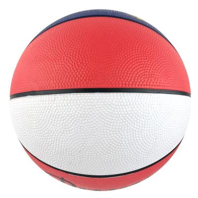 China Outdoor Activity Europe Good Selling Promotion Printing Basketball Size 3 Standard Rubber Bouncy Ball for sale