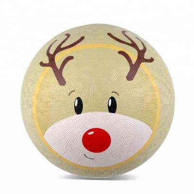 China Toy Custom Design Soft Touch Inflatable High Quality Rubber Playground Ball for sale