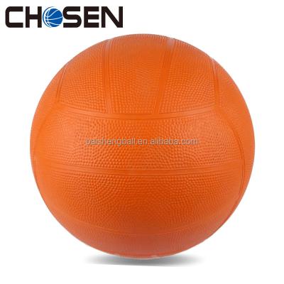 China Outdoor Promotion Kids Sporting Orange Soft Rubber Bladder Volleyball for sale