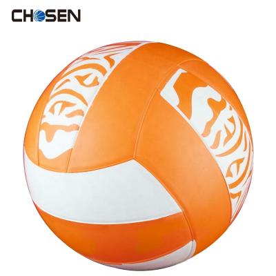 China Custom Logo Rubber Volleyball Outdoor Activity Hot Sale New Design For School Training for sale